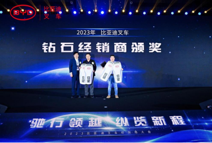 2023比亞迪叉車(chē)經(jīng)銷商大會(huì)圓滿收官,世恒機(jī)械再獲殊榮! 2023比亞迪叉車(chē)經(jīng)銷商大會(huì)圓滿收官,世恒機(jī)械再獲殊榮!